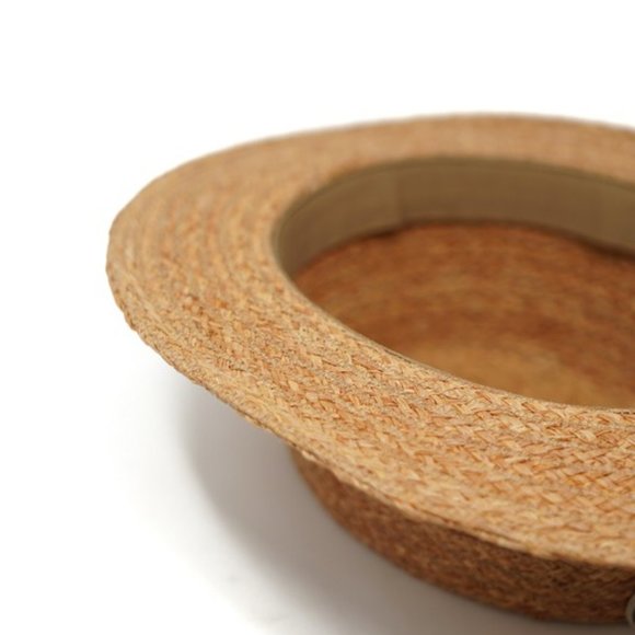 Juniper Raffia Boater Chain Detail Sun Hat - Picture 8 of 8